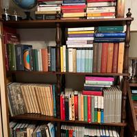 libreria di libri vari, antichi, romanzi, storia