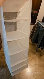 Organizer armadio IKEA SKUBB 6 scomparti bianco