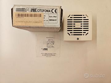 URMET 9854/41 - SUONERIA SUP. PER CHIAMATA ELETTR.