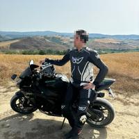 Tuta moto Berik Race-Dep 54 + Stivali Sidi 44