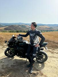 Tuta moto Berik Race-Dep 54 + Stivali Sidi 44