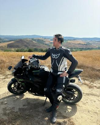 Tuta moto Berik Race-Dep 54 + Stivali Sidi 44
