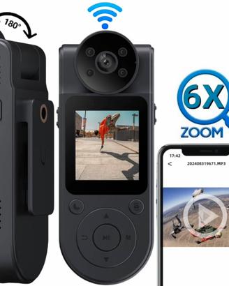 Action CAM 4k con display a colori