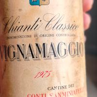 Chianti rosso annata 1975