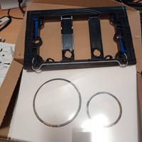 PLACCA COMANDO GEBERIT 2 PULSANTI CROMATI