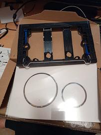 PLACCA COMANDO GEBERIT 2 PULSANTI CROMATI