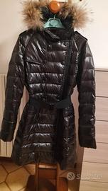 giubbotto lungo con cappuccio 