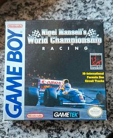 "Nigel Mansell's World Championship" - Game Boy