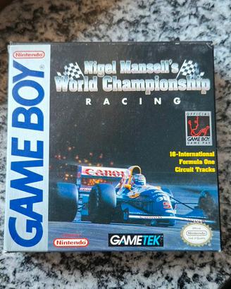 "Nigel Mansell's World Championship" - Game Boy
