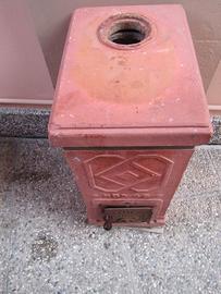 Stufa in Terracotta Felici Prato Mod48 Vintage