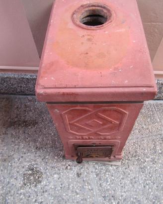 Stufa in Terracotta Felici Prato Mod48 Vintage