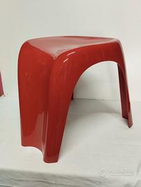 Raro sgabello anni70 Design Giorgina Castiglioni