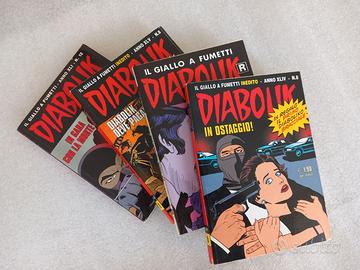 4 fumetti Diabolik in condizioni molto buone