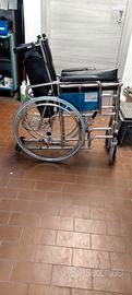 sedia a rotelle reclinabile 