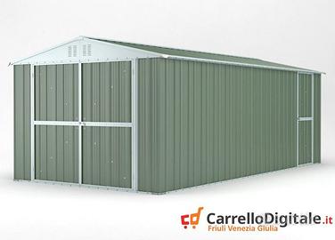 Box garage auto in Acciaio 327x611 19mq verde