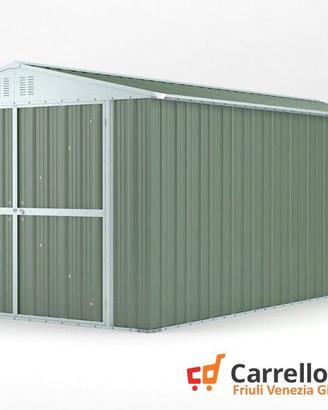 Box garage auto in Acciaio 327x611 19mq verde