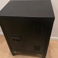 Comodino Nero in Metallo