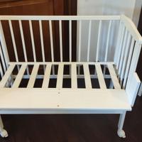 Lettino culla co-sleeping you & me legno bianco