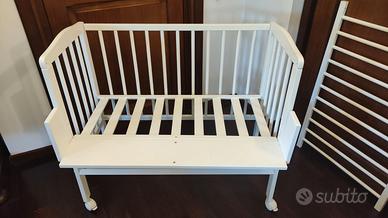 Lettino culla co-sleeping you & me legno bianco