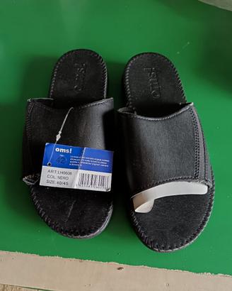 Ciabatte uomo oms! Nere Tg 42