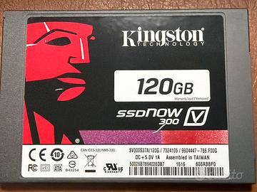 Hd kingstone 120 giga ssd solido