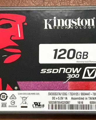 Hd kingstone 120 giga ssd solido