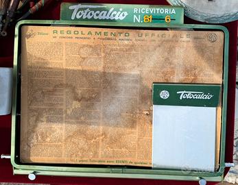 Tabella Totocalcio d’epoca