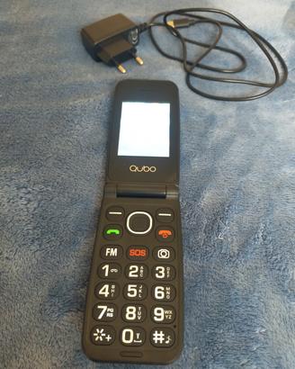 Cellulare Qubo Flip (modello NEONW) nero