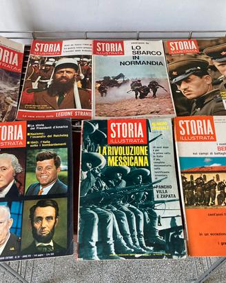 7 riviste Storia Illustrata 1961-1964-1965
