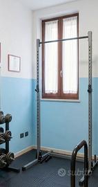 Squat Rack DTX Fitness con Barra Trazioni e Landmi