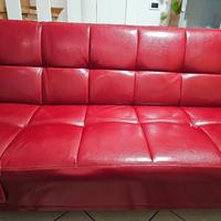  Divano  letto in pelle