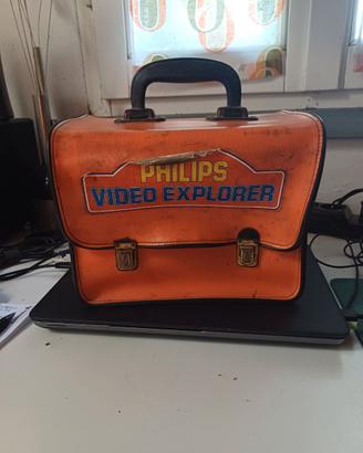 Vintage valigetta philips video explorer