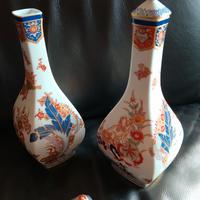 Coppia bottiglie ceramica 