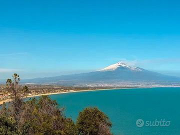 Villa vista mare ed Etna
