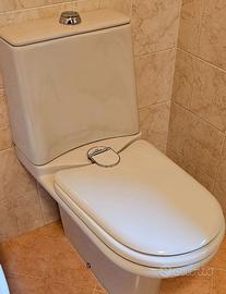 Water con cassetta acqua e bidet ceramica