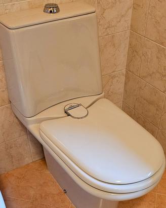Water con cassetta acqua e bidet ceramica