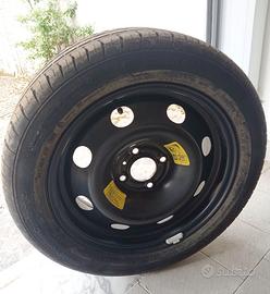 Ruota di scorta con cerchio Peugeot 207/208