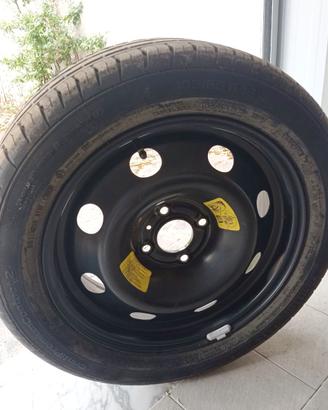 Ruota di scorta con cerchio Peugeot 207/208