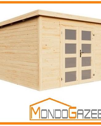 Casetta legno casa giardino 2,5x2,5 gazebo 3x3 m