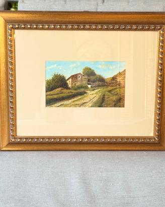 Quadro firmato Mirabito mostra Milano 1993