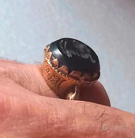 Vecchio anello sigillo afhgano mm 18,1