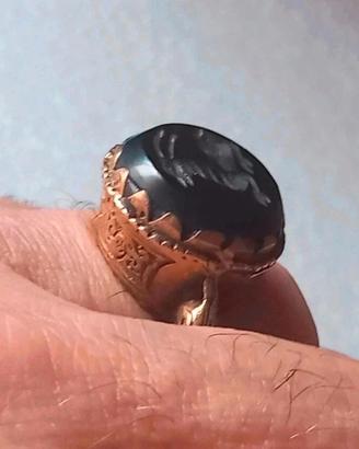 Vecchio anello sigillo afhgano mm 18,1