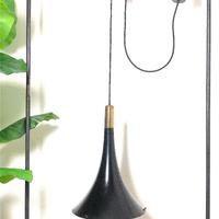 Lampadario Vintage in Metallo Smaltato Anni 60