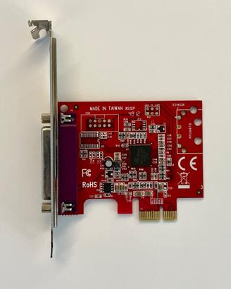 SCHEDA ESPANSIONE PCIe 1 PORTA PARALLELA IEEE 1284