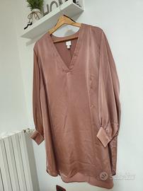 Vestito chemisier rosa 