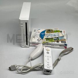 CONSOLLE NINTENDO WII BIANCA COMPLETA + GIOCHI C28
