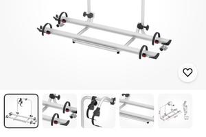 Porta bici per garage camper