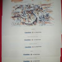 Lotto30stampe vari paesi Basilicata Potenza Matera