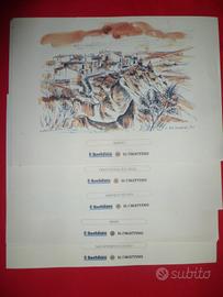 Lotto30stampe vari paesi Basilicata Potenza Matera