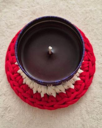 Set autunno halloween candela acero cannella